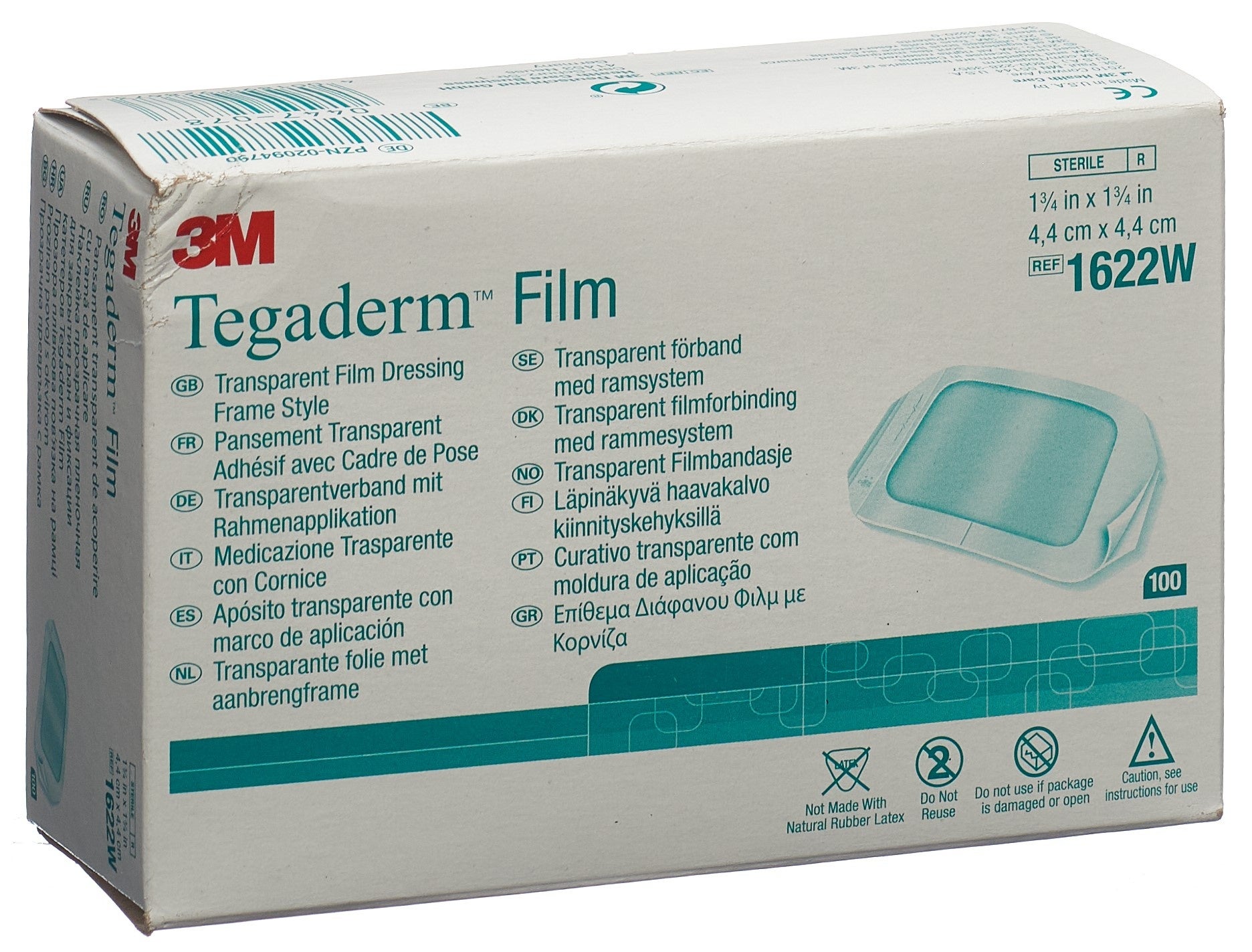 3M Tegaderm Film Transparentverband 4.4x4.4cm Zur Rose Shop