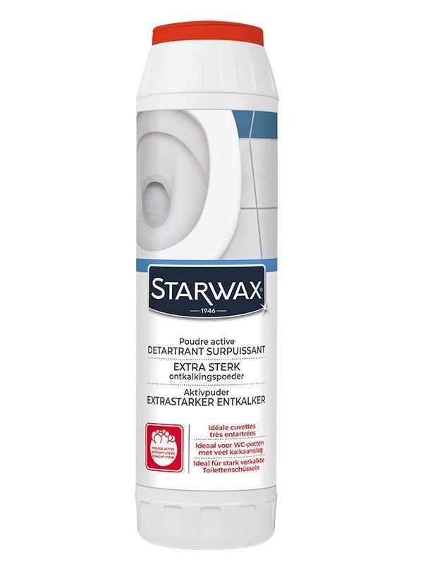 Starwax 032425 - Decalcificante In Polvere Per WC, Azione Potente Anticalcare, Per Pulizia Profonda Del Water