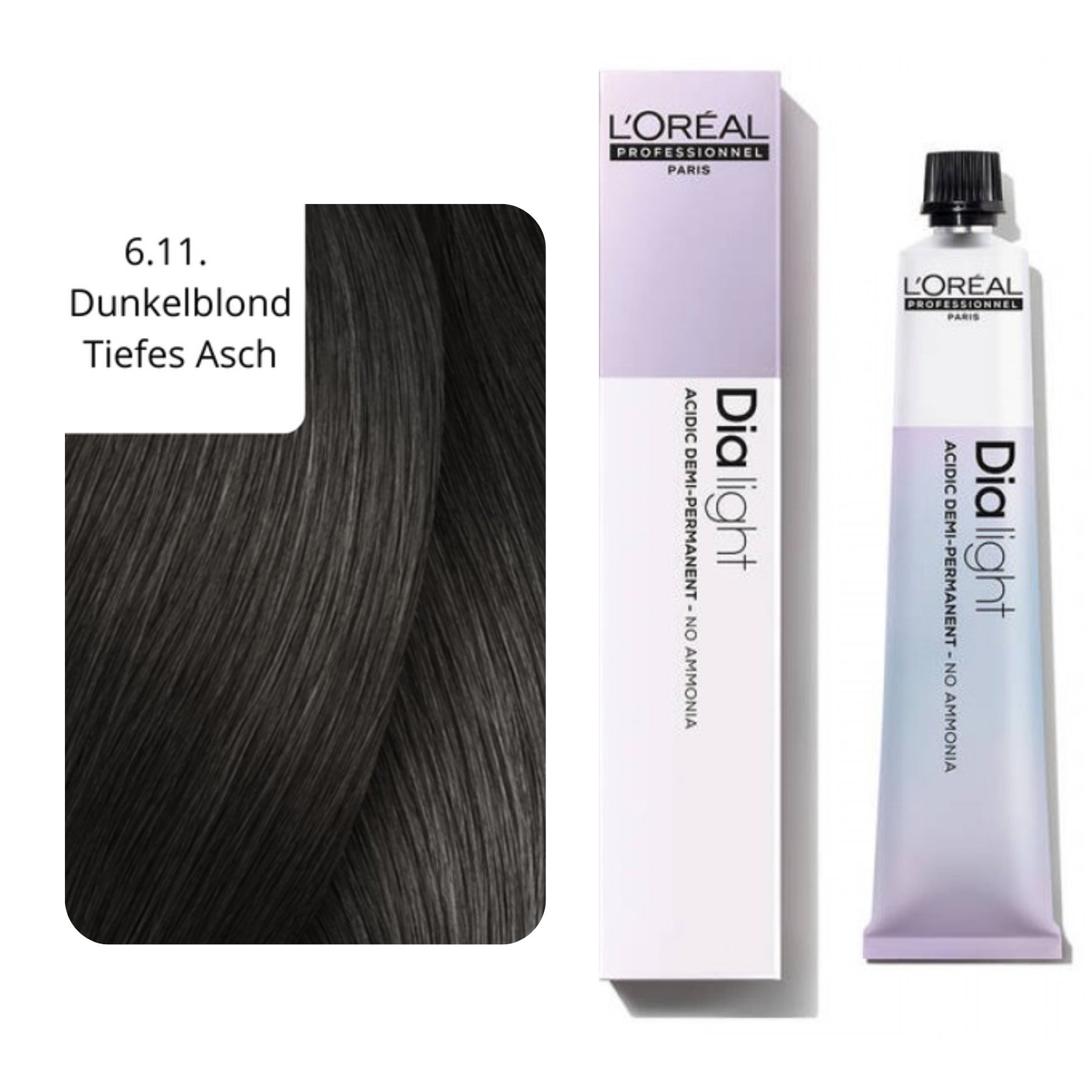 L'Oréal Professionnel Dialight 6.64 Dunkelblond Rot Kupfer – Intensive Haarfarbe, 50 Ml