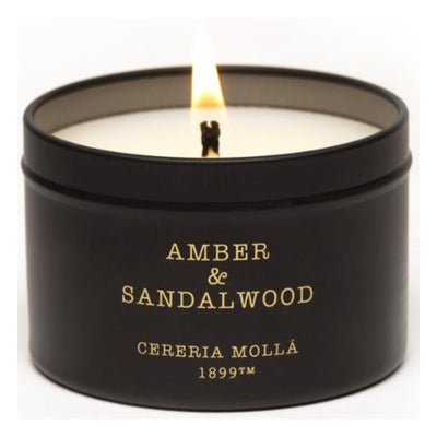 Travel Tin Candle Amber & Sandalwood