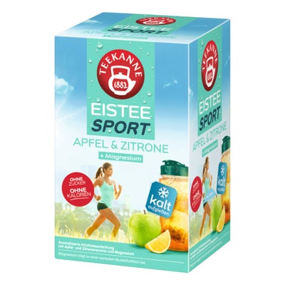 Thé glacé Sport pomme-citron avec magnésium