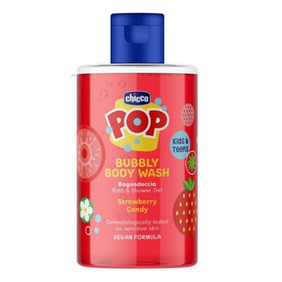 POP BUBBLY gel douche et bain fraise