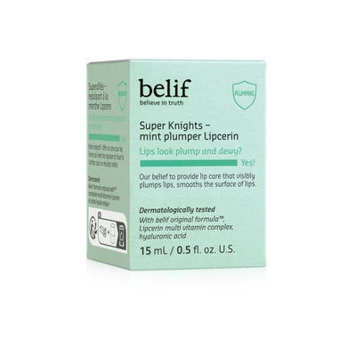 super knights lipcerin mint plumping