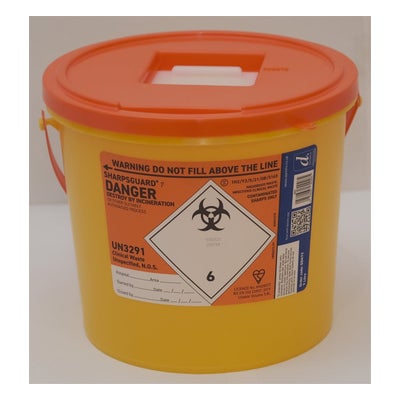 Sharpsafe Box 7.0l mit Deckel UN geprüft