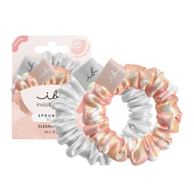 élastique à cheveux slim sprunchie bella chrome