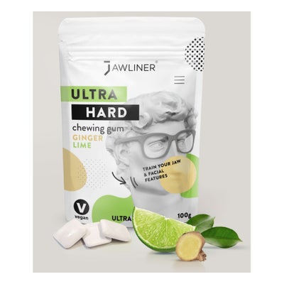 Fitness Chewing Gum Ultra Hard - Ginger Lime