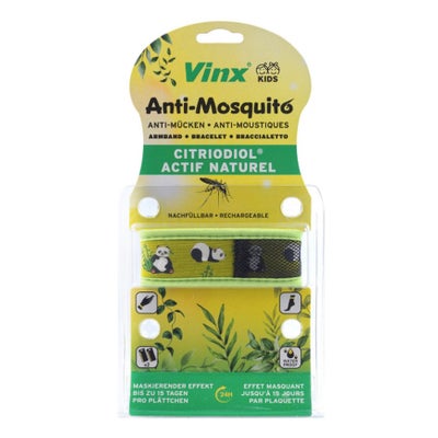 bracelet anti-moustiques & etui silicone