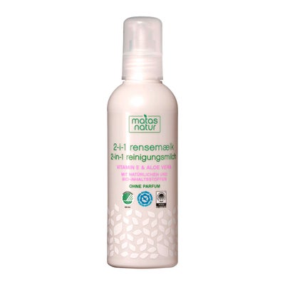 Natur Lait nettoyant 2 en 1 à l'aloe vera bio et à la vitamine E