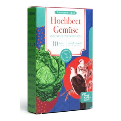 Saatgut Hochbeet-Gemüse, 10 samenfeste Gemüsesorten