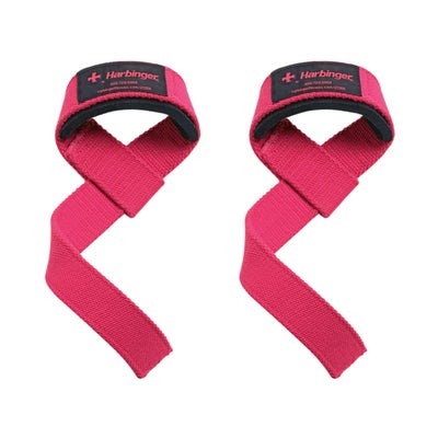 Padded Lifting Straps Pink