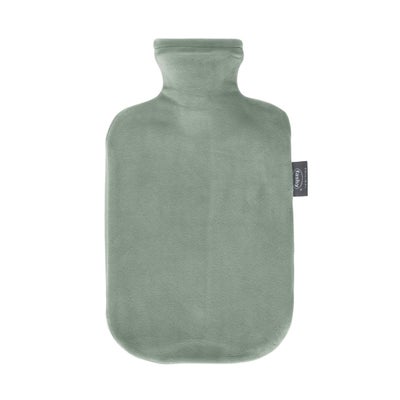 Wärmflasche Flauschbezug grasgrün Wärmflasche Flauschbezug grasgrün