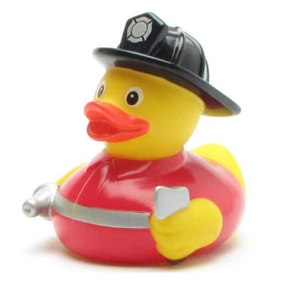 Canard de bain pompier