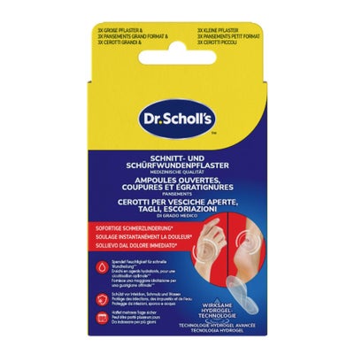 ampoules ouvertes coupures égratignures