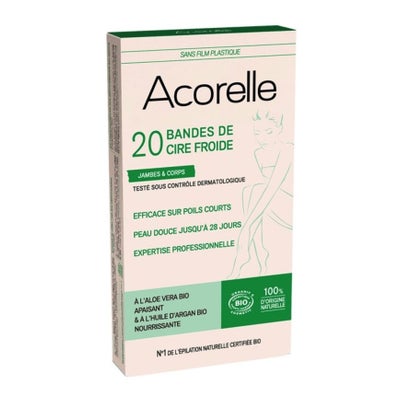 bandes de cire froide corps