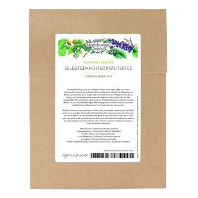 Selbstgemachter Kräutertee Samenset