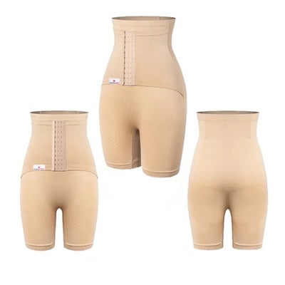 Postpartum Belly Binder Shorts M beige