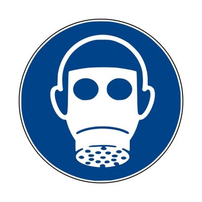 Signalisation "Utiliser une protection respiratoire"