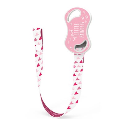 Nuggiband mit Knopf Rosa Little Princess