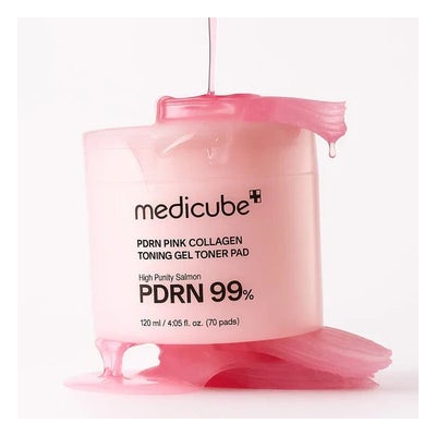 Pink Collagen Toning Gel Toner Pad