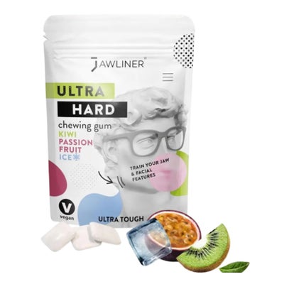 Fitness Chewing Gum Ultra Hard - Kiwi Passionfruit