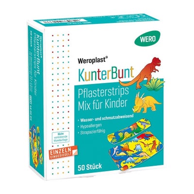 Pflasterstrips Mix für Kinder KunterBunt