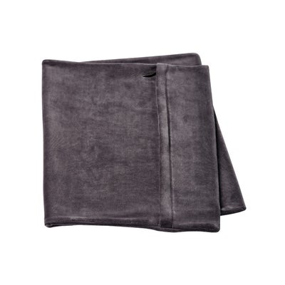 housse pour oreiller 50x70cm velours anthracite housse pour oreiller 50x70cm velours anthracite