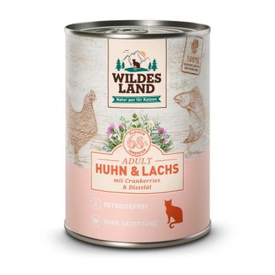Adult poulet&saumon avec cranberries & huile de carthame 6x400g Adult poulet&saumon avec cranberries & huile de carthame 6x400g
