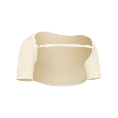 Pure Schulterwärmer M doppelt gestrickt mit Trägerband ivoire Pure Schulterwärmer M doppelt gestrickt mit Trägerband ivoire