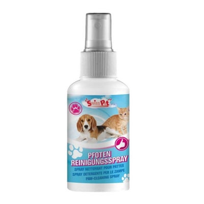 Spray nettoyant pour pattes
