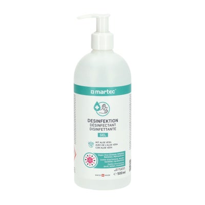 Gel désinfectant pour mains avec pompe