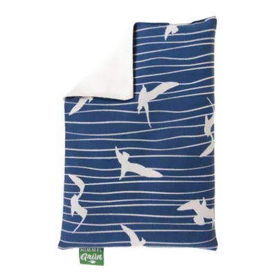 coussin aux pépins de raisin 30 x 20 cm mouette