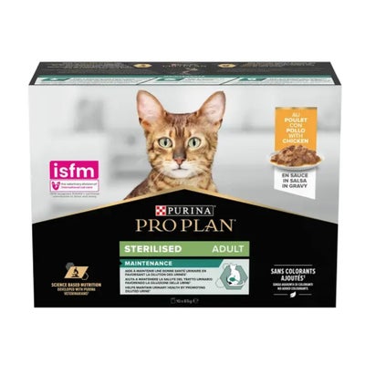 PRO PLAN Nutrisavour Sterilised cat 10 x 85 g
