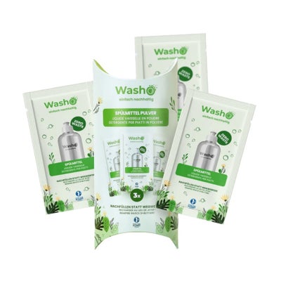Recharge de liquide vaisselle en poudre