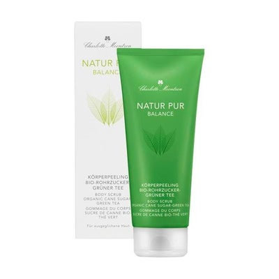Natur Pur BALANCE Peeling corporel au thé vert et au sucre de canne biologique