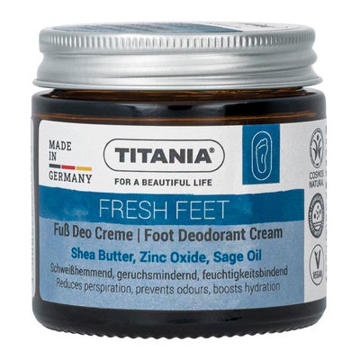 crème déodorante pour les pieds