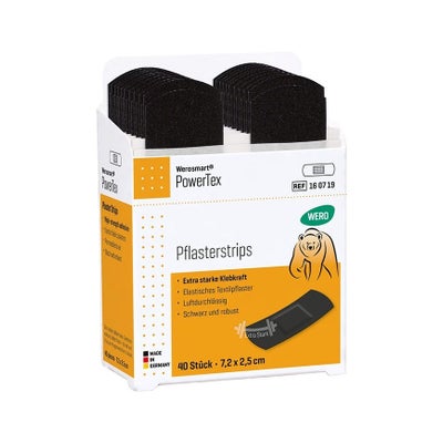 Strips de pansement PowerTex, 7.2 x 2.5 cm