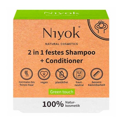 Shampooing + après-shampooing solide 2 en 1 - Green touch