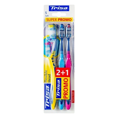 Flexible Head Zahnbürste Trio soft Flexible Head Zahnbürste Trio soft