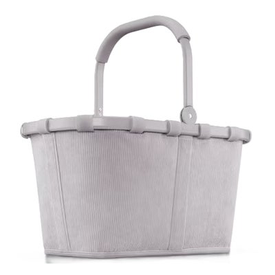 Einkaufskorb Cord Grey, 48 x 29 x 28 cm