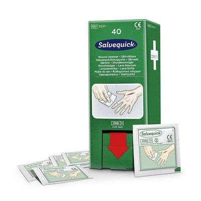 Salvequick Wund-Reinigungstücher