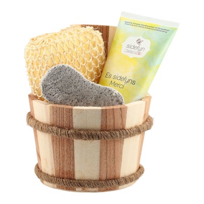 set cadeau baquet crème de douche es sidefyns Merci