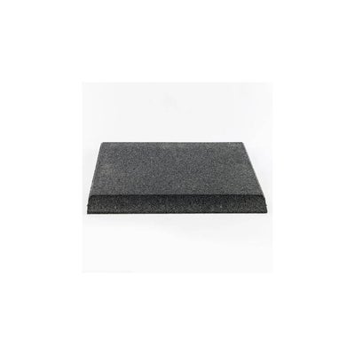 GYMFLOOR Granulat Platte 50 x 50 x 3 cm - schwarz - Randplatte