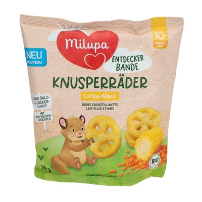 Bio Knusperräder Linse Mais 10 Monate