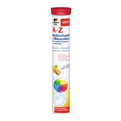 aktiv A-Z Multivitamines + Minéraux Comprimés effervescents