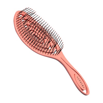 Hair - Straw Brush Travel Size Coral
