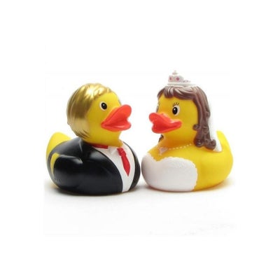 Badeente Brautpaar Set