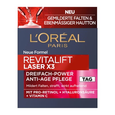 Revitalift Laser X3 Dreifach-Power Anti-Age Tag Revitalift Laser X3 Dreifach-Power Anti-Age Tag