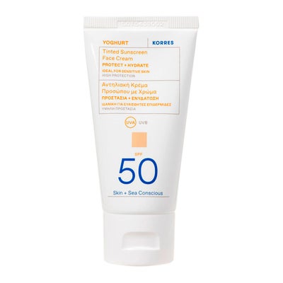 Yoghurt Tinted Sunscreen Face Cream SPF 50