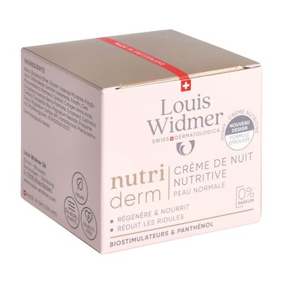 Nutriderm crème nuit nutritive sans parfum