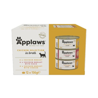 Multipack Chicken Selection, Nassfutter für Katzen 12 x 156 g